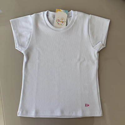Blusa Básica Penteada Branca