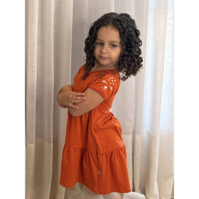 Vestido Gatinha Laranja