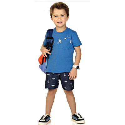 Conjunto menino Tubarão
