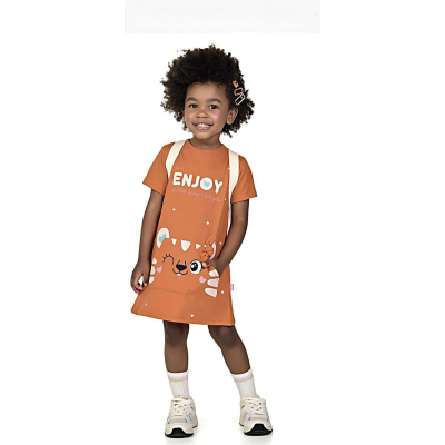 Vestido Enjoy Laranja